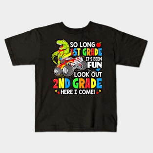 Im Ready To Crush 2Nd Grade T Rex Dinosaur Back To School Kids T-Shirt